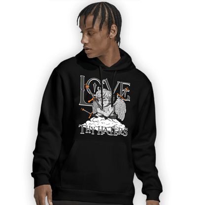 Fear Pack 3s Hoodie Match Love Thy Haters Angel - NastyJamz