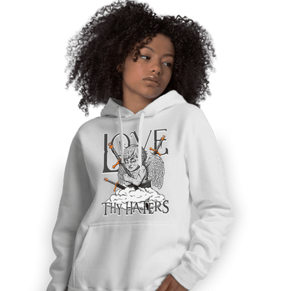 Fear Pack 3s Hoodie Match Love Thy Haters Angel - NastyJamz
