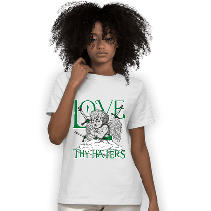Lucky Green 3s T Shirt Match Love Thy Haters Angel - NastyJamz
