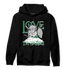 Lucky Green 3s Hoodie Match Love Thy Haters Angel - NastyJamz