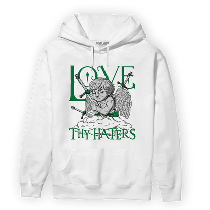 Lucky Green 3s Hoodie Match Love Thy Haters Angel - NastyJamz