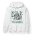 Lucky Green 3s Hoodie Match Love Thy Haters Angel - NastyJamz
