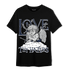 White Navy 3s T Shirt Match Love Thy Haters Angel - NastyJamz