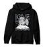 White Navy 3s Hoodie Match Love Thy Haters Angel - NastyJamz