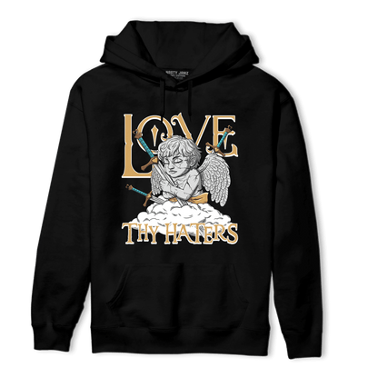 Cacao Wow 4s Hoodie Match Love Thy Haters Angel - NastyJamz