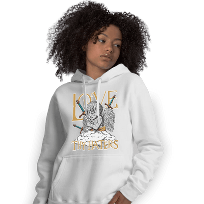 Cacao Wow 4s Hoodie Match Love Thy Haters Angel - NastyJamz