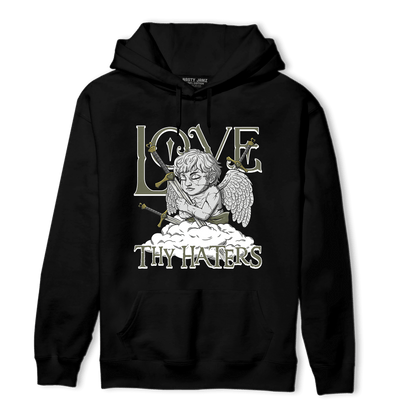 SE Craft Medium Olive 4s Hoodie Match Love Thy Haters Angel - NastyJamz