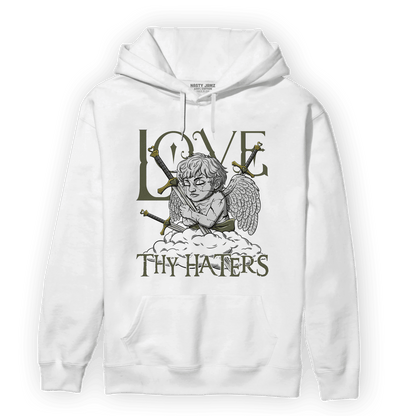 SE Craft Medium Olive 4s Hoodie Match Love Thy Haters Angel - NastyJamz