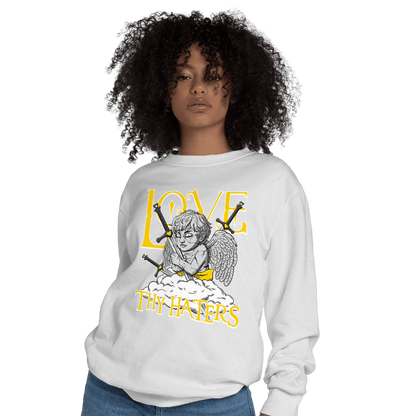 Thunder 4s Sweatshirt Match Love Thy Haters Angel - NastyJamz