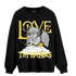 Thunder 4s Sweatshirt Match Love Thy Haters Angel - NastyJamz