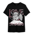 Burgundy 5s T Shirt Match Love Thy Haters Angel - NastyJamz