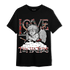 Plaid 5s T Shirt Match Love Thy Haters Angel - NastyJamz