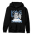 University Blue 5s Hoodie Match Love Thy Haters Angel - NastyJamz