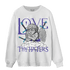 Aqua 6s Sweatshirt Match Love Thy Haters Angel - NastyJamz