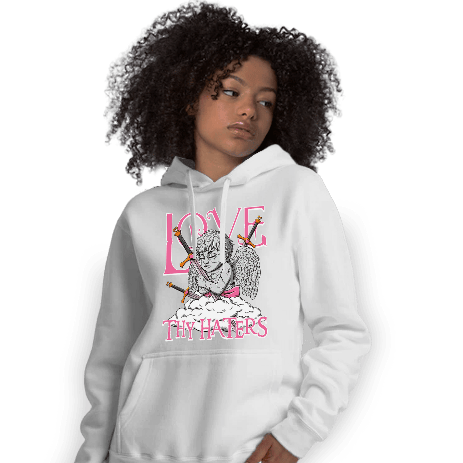 SB Dunk Blossom Hoodie Match Love Thy Haters Angel - NastyJamz
