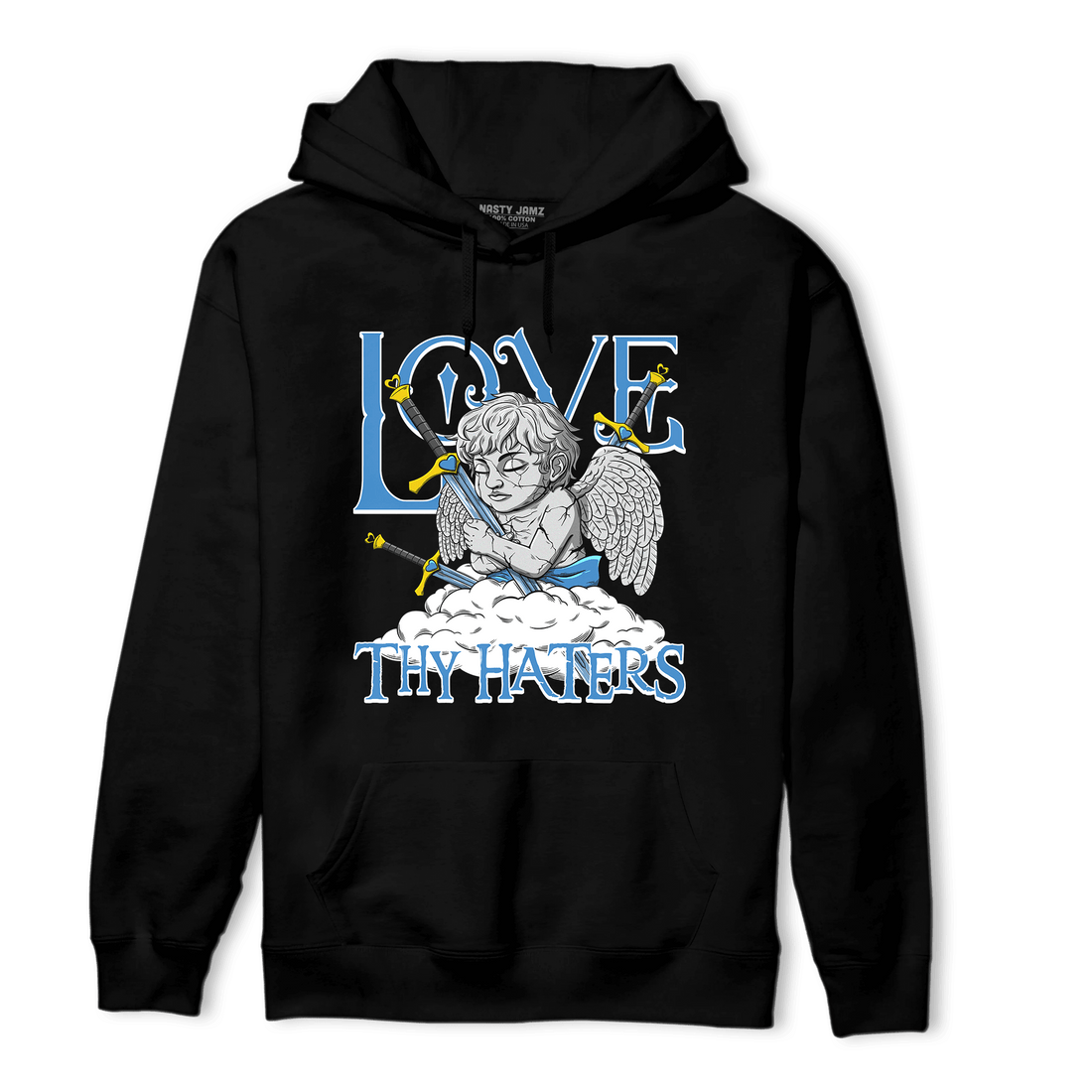 SB Dunk Bubbles Hoodie Match Love Thy Haters Angel - NastyJamz