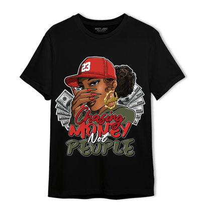 Dunk Low Mystic Red T Shirt Match Melanin Chasing Money - NastyJamz
