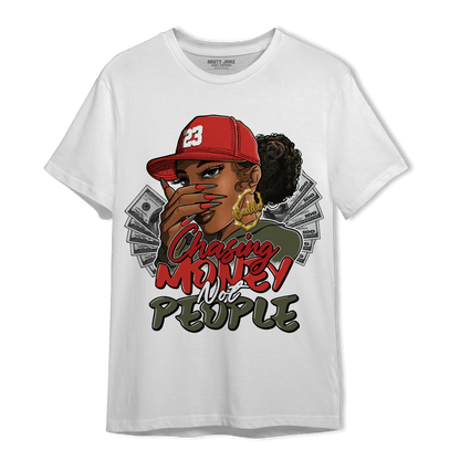 Dunk Low Mystic Red T Shirt Match Melanin Chasing Money - NastyJamz
