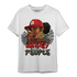 Dunk Low Mystic Red T Shirt Match Melanin Chasing Money - NastyJamz