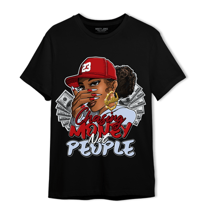 Cherry 11s T Shirt Match Melanin Chasing Money - NastyJamz