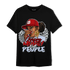 Cherry 11s T Shirt Match Melanin Chasing Money - NastyJamz