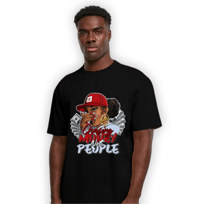 Cherry 11s T Shirt Match Melanin Chasing Money - NastyJamz