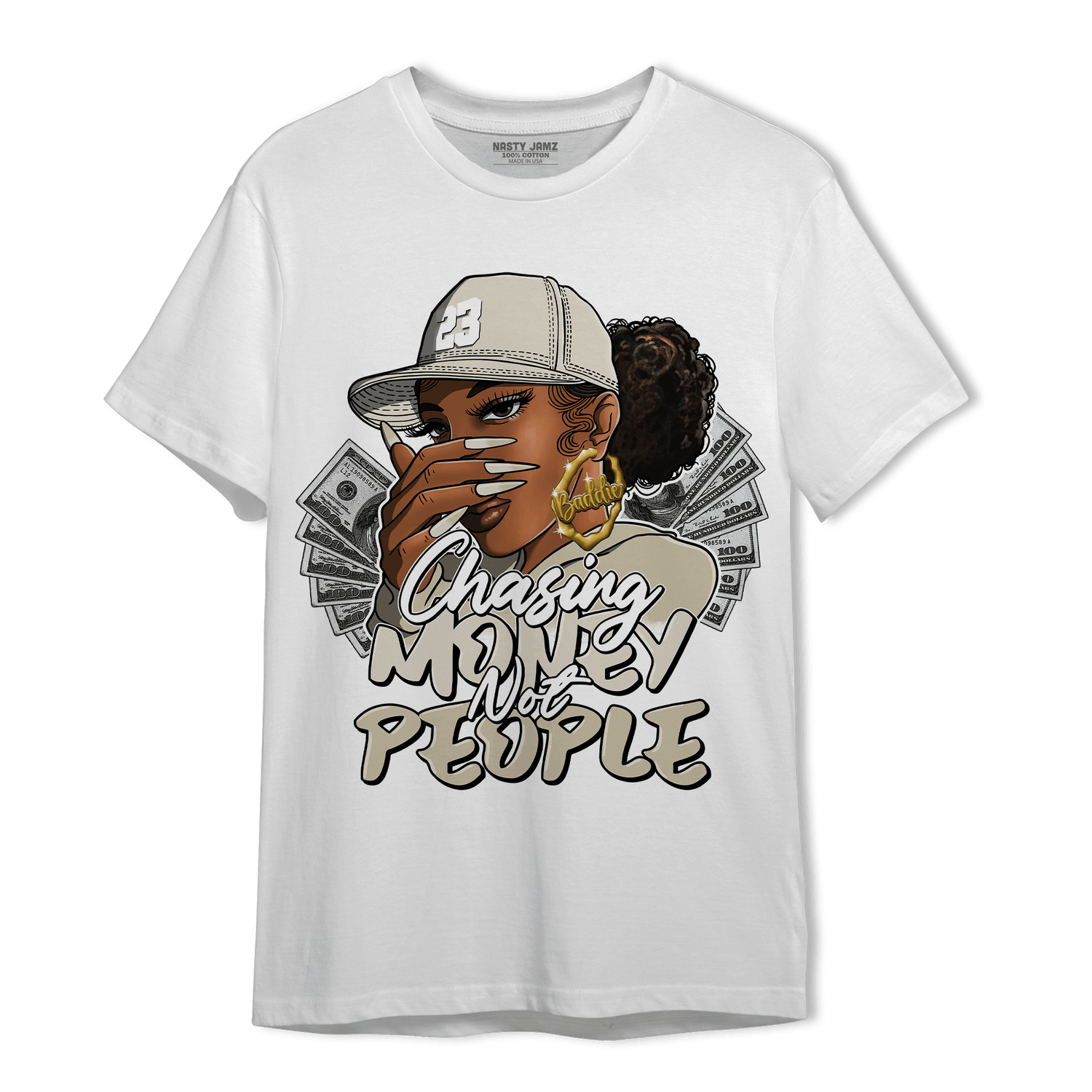 Gratitude 11s T Shirt Match Melanin Chasing Money - NastyJamz