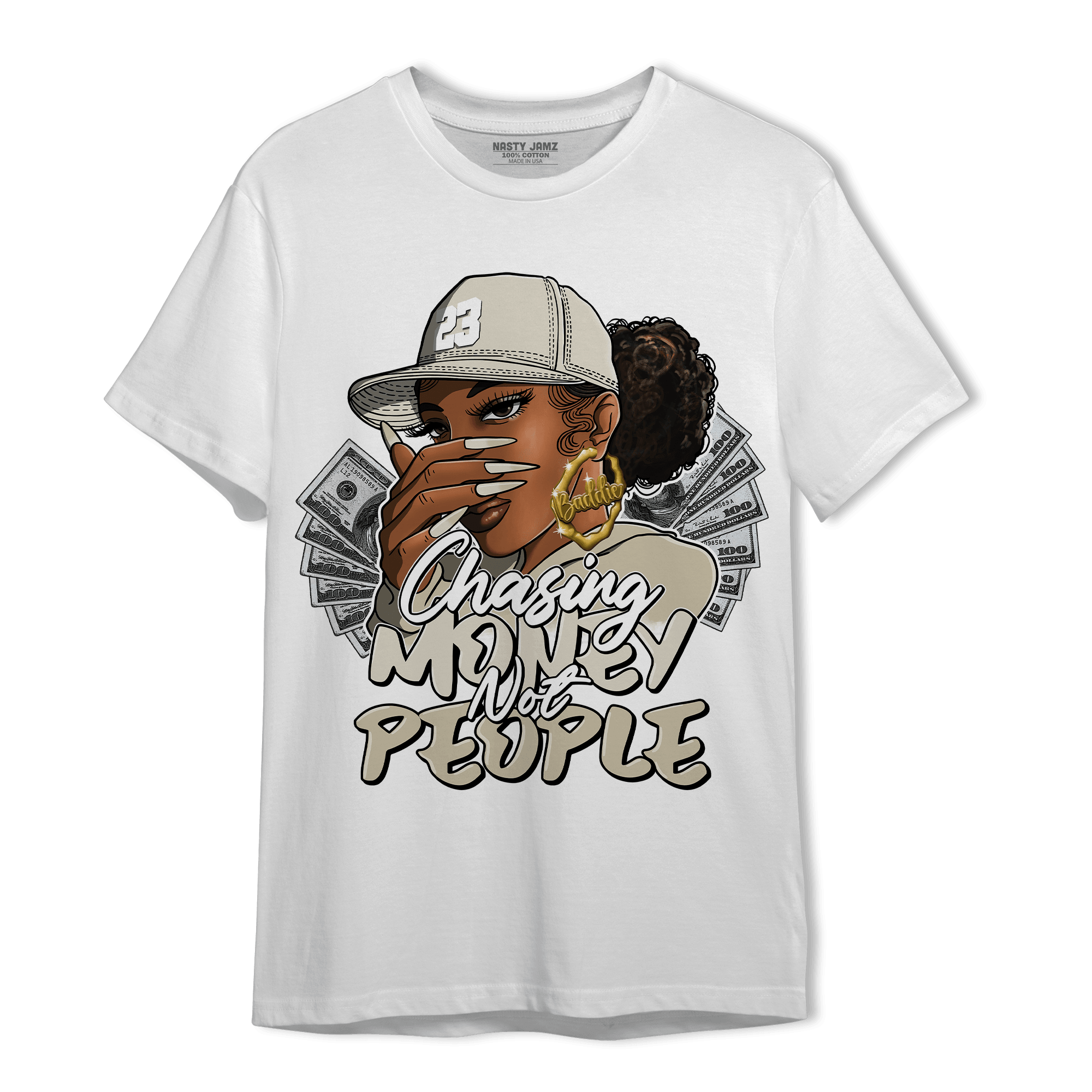 Gratitude 11s T Shirt Match Melanin Chasing Money - NastyJamz