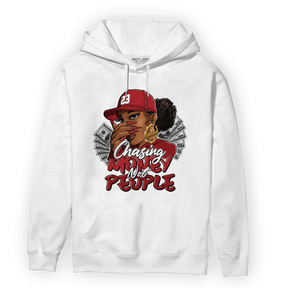 Cherry 12s Hoodie Match Melanin Chasing Money - NastyJamz