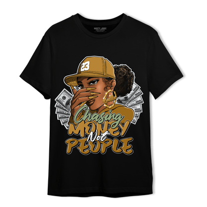 Wheat 13s T Shirt Match Melanin Chasing Money - NastyJamz