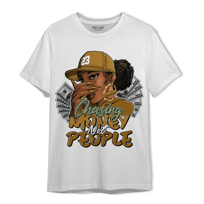 Wheat 13s T Shirt Match Melanin Chasing Money - NastyJamz