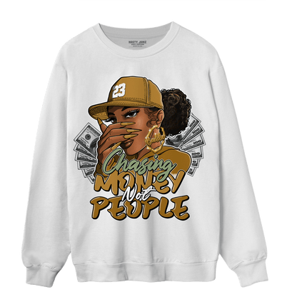 Wheat 13s Sweatshirt Match Melanin Chasing Money - NastyJamz
