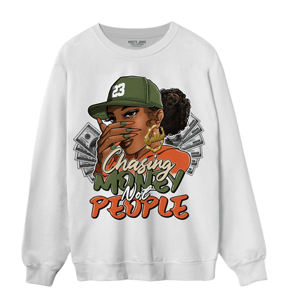 High OG Celadon 1s Sweatshirt Match Melanin Chasing Money - NastyJamz
