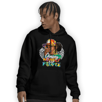 Mid GS Six Championships 1s Hoodie Match Melanin Chasing Money - NastyJamz