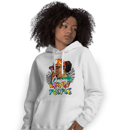 Mid GS Six Championships 1s Hoodie Match Melanin Chasing Money - NastyJamz
