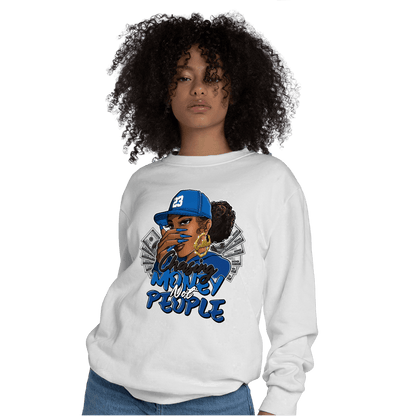 Royal Reimagined 1s Sweatshirt Match Melanin Chasing Money - NastyJamz