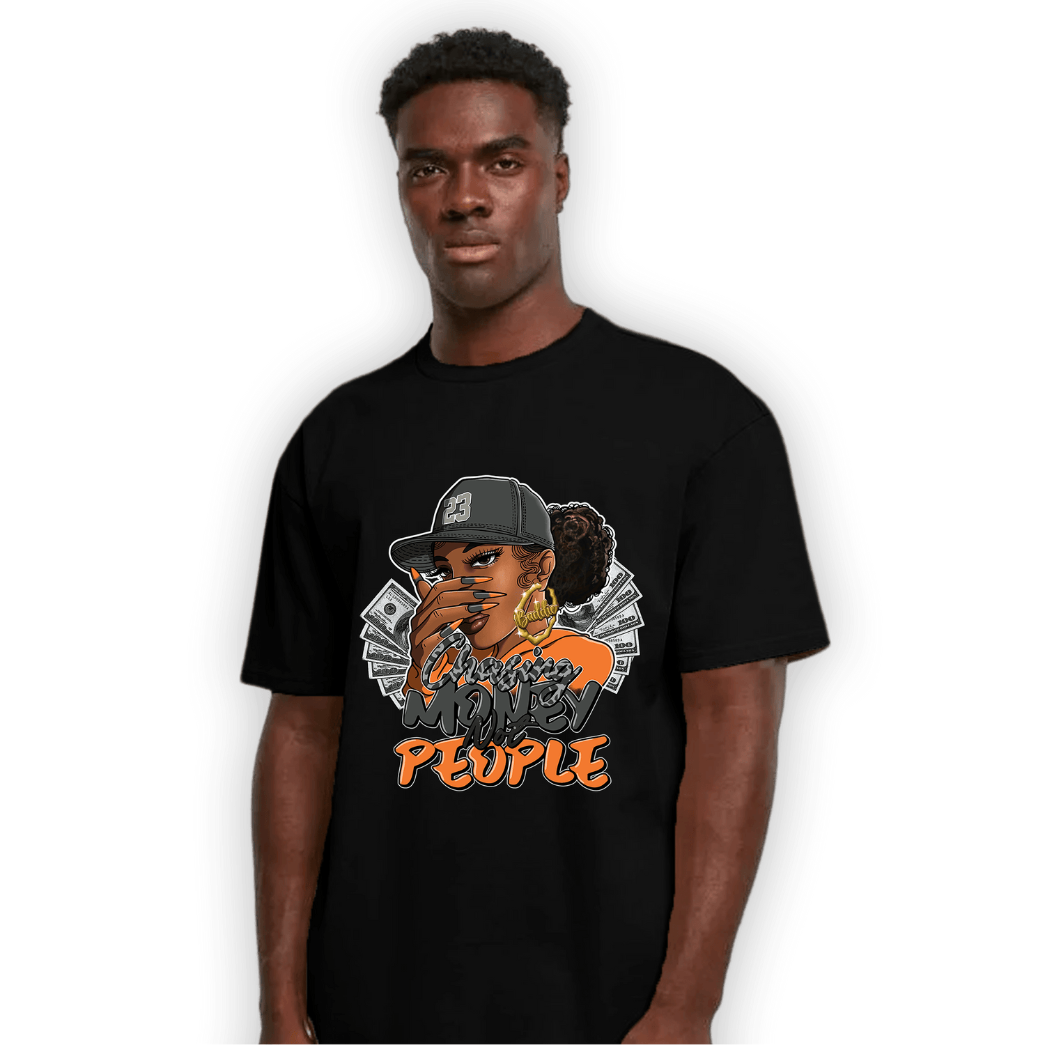 Fear Pack 3s T Shirt Match Melanin Chasing Money - NastyJamz