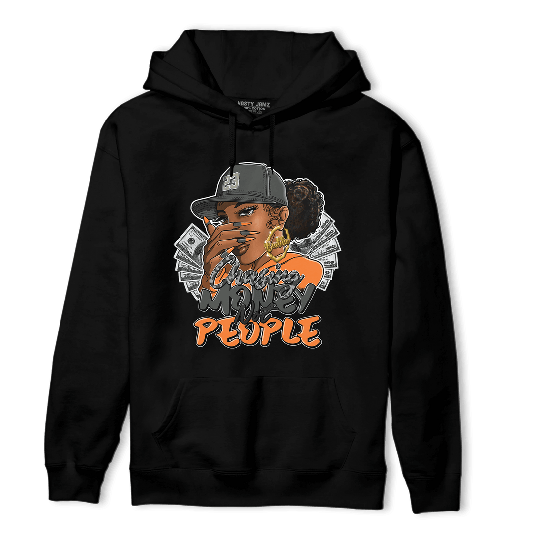 Fear Pack 3s Hoodie Match Melanin Chasing Money - NastyJamz