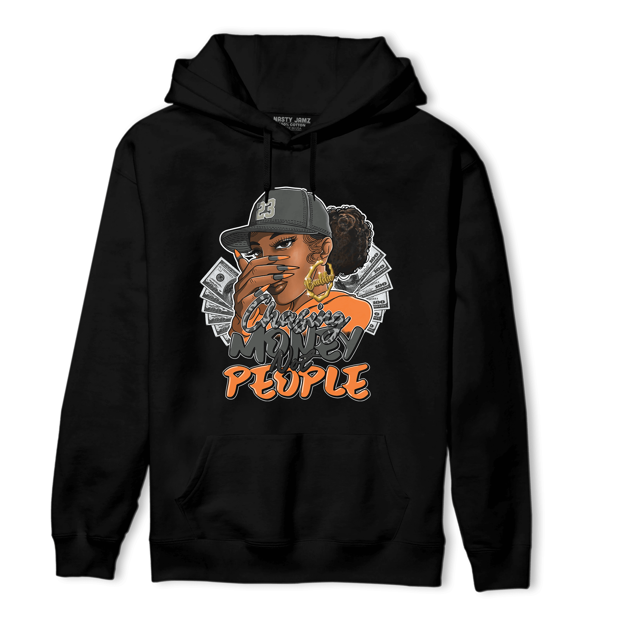 Fear Pack 3s Hoodie Match Melanin Chasing Money - NastyJamz