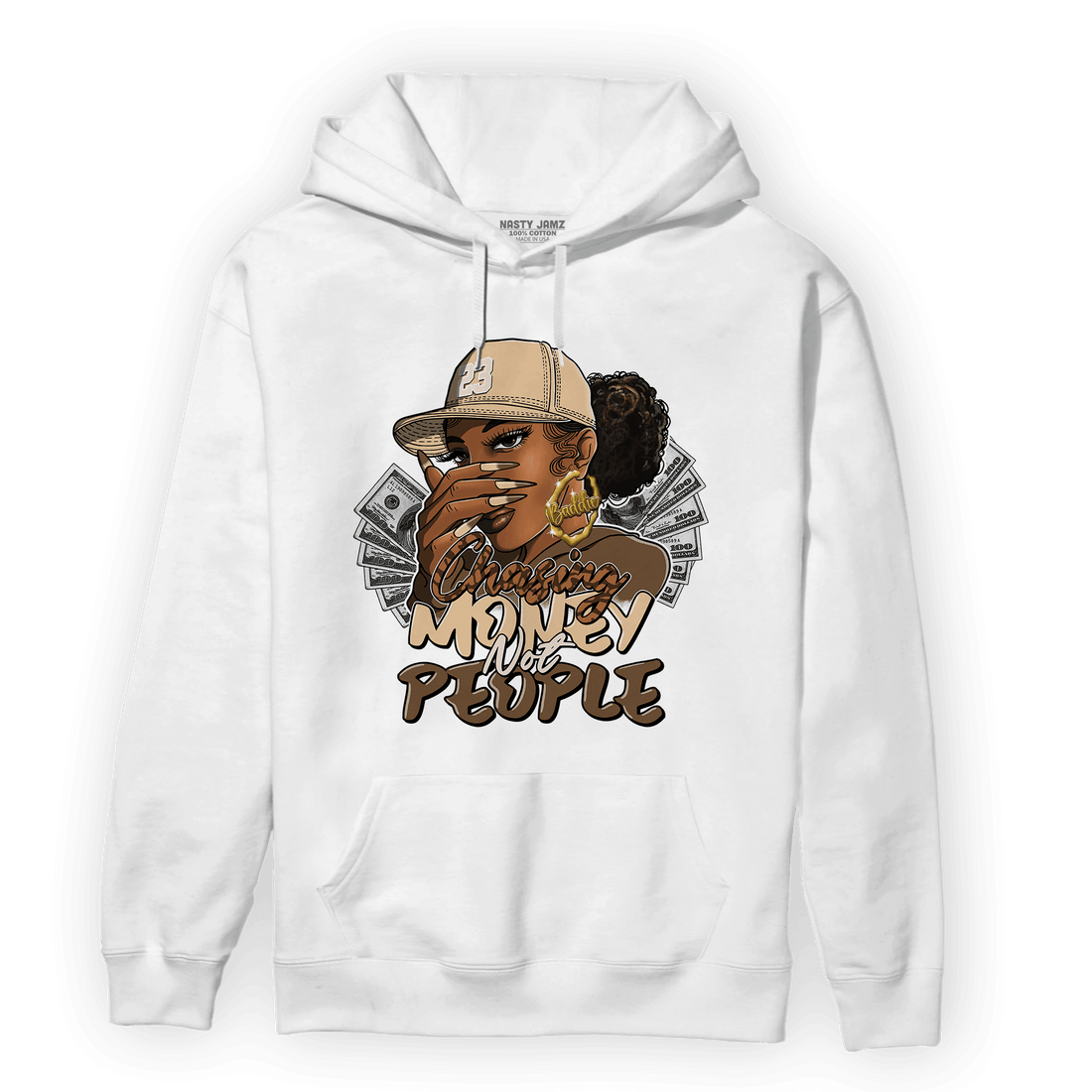 Palomino 3s Hoodie Match Melanin Chasing Money - NastyJamz