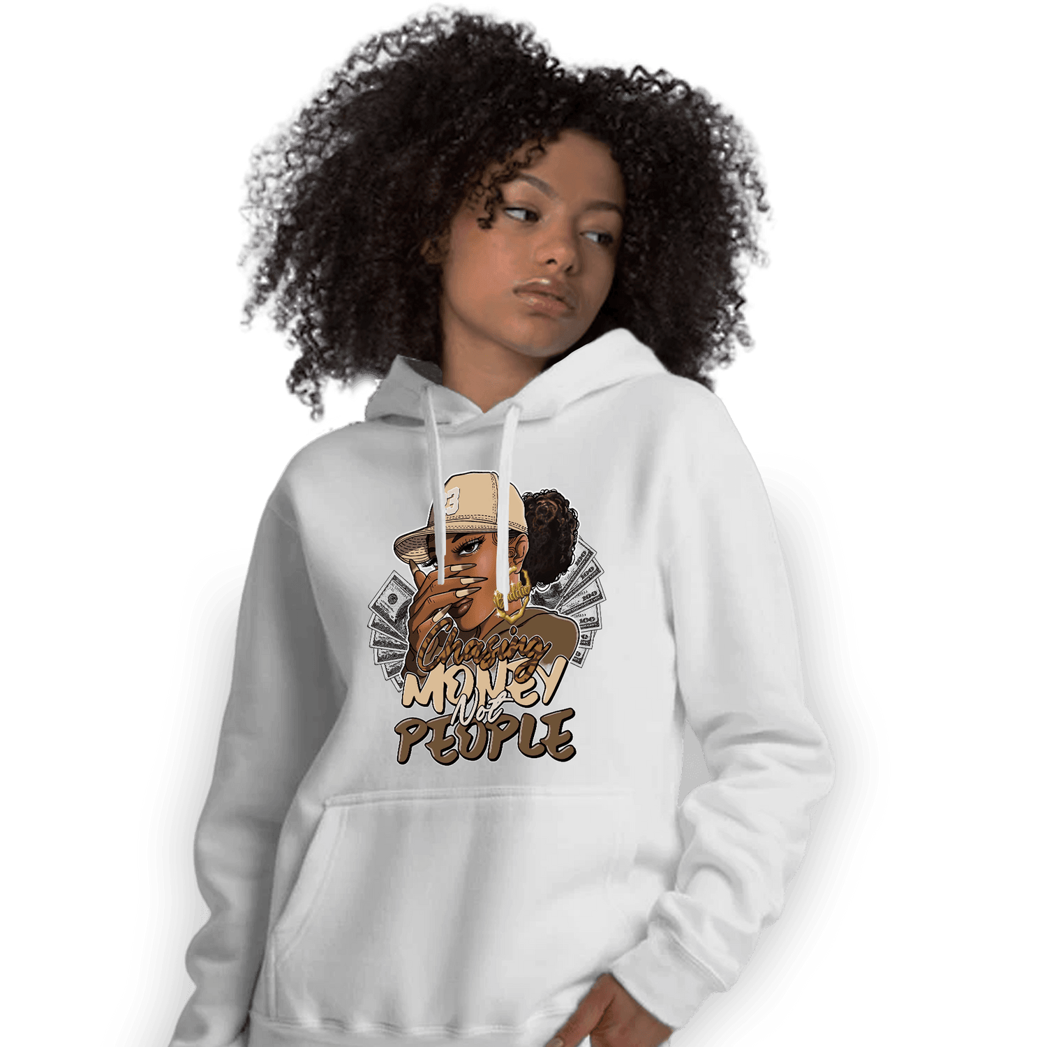 Palomino 3s Hoodie Match Melanin Chasing Money - NastyJamz