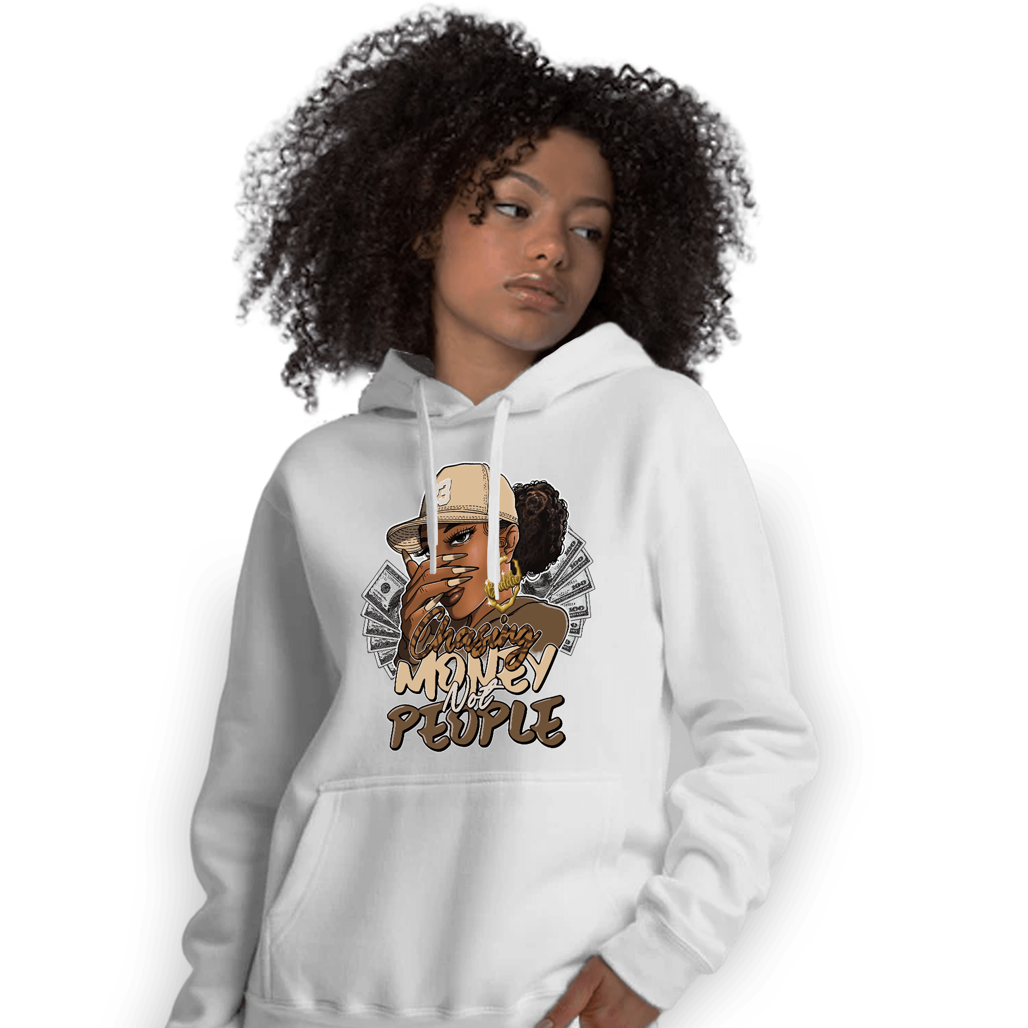 Palomino 3s Hoodie Match Melanin Chasing Money - NastyJamz