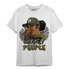 SE Craft Medium Olive 4s T Shirt Match Melanin Chasing Money - NastyJamz