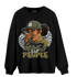 SE Craft Medium Olive 4s Sweatshirt Match Melanin Chasing Money - NastyJamz