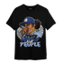 Midnight Navy 5s T Shirt Match Melanin Chasing Money - NastyJamz
