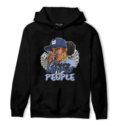 Midnight Navy 5s Hoodie Match Melanin Chasing Money - NastyJamz