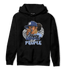 Midnight Navy 5s Hoodie Match Melanin Chasing Money - NastyJamz