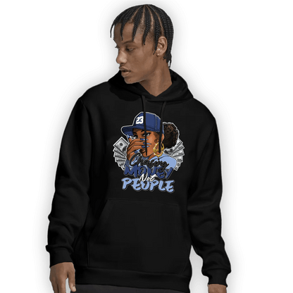 Midnight Navy 5s Hoodie Match Melanin Chasing Money - NastyJamz
