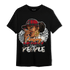 Plaid 5s T Shirt Match Melanin Chasing Money - NastyJamz