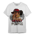 Plaid 5s T Shirt Match Melanin Chasing Money - NastyJamz